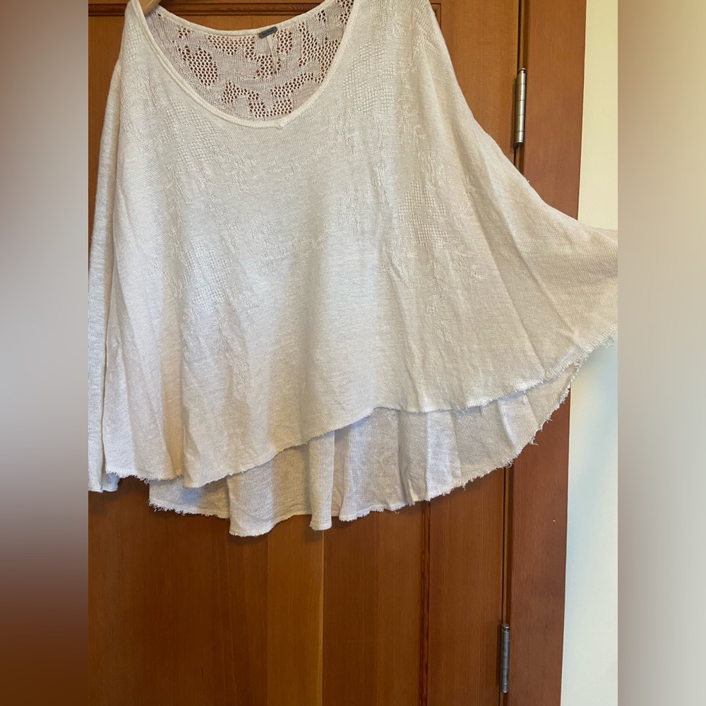 Free People Oversized Linen Knit Top - Picture 11 of 14